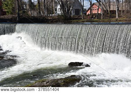 Fishkill Overlook Falls In Beacon, New York