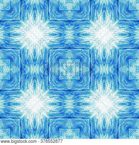 Portuguese Decorative Tiles. Lisbon Design. Portuguese Decorative Tiles Background. Ethnic Patchwork