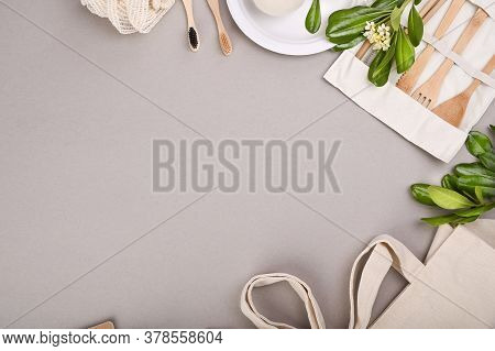 Eco Friendly, Disposable, Recyclable, Compostable Tableware. Toothbrush, Plate, Cutlery, Bag Made Of