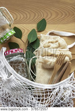Mesh Bag, Cotton Bags And Glass Jars