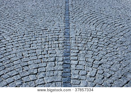 Cobble stone street