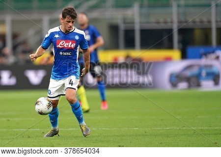 Milano (italy) 28th July 2020. Italian Serie A. Fc Internazionale Vs Ssc Napoli. Diego Demme Of Ssc 