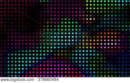 Dot Gradient Pattern, Colorful Dots Gradient Mosaic Design Effect, Greed, Rainbow Colors, Banner, Po