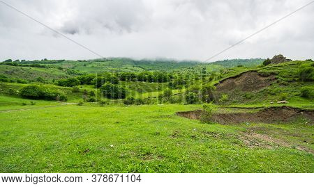 View Of Cherek Gorge In The Caucasus Mountains In Kabardino-balkaria, Russia