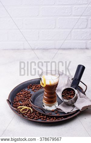 Canarian Laired Barraquito Coffee, Trendy Summer Drink