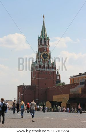 Moskau. Kreml berühmten Turm.