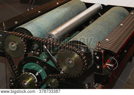 Brake Mot Test Equipment Rollers With Chain Drive