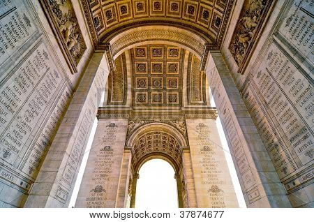 Ark Du Triomphe tavan Detayı