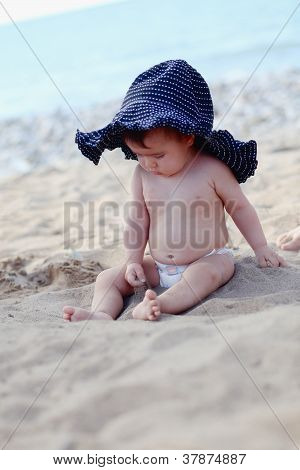 Baby On The Beach