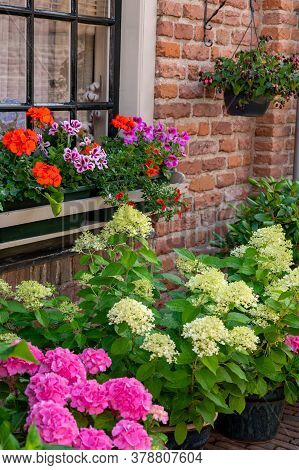 Old Dutch Houses In Little Ancient Town With Big History Buren, Gelderland, Netherlands