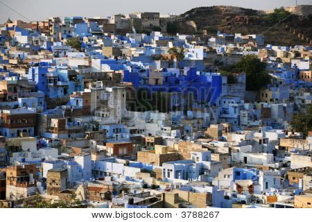Blu città panoramica di Jodpur