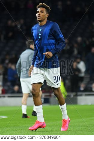 London, England - February 19, 2020: Gedson Fernandes Of Tottenham Pictured Ahead Of The First Leg O
