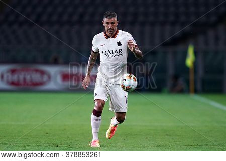Torino (italy). 29th July 2020. Italian Serie A. Torino Fc Vs As Roma.aleksandar Kolarov Of  As Roma
