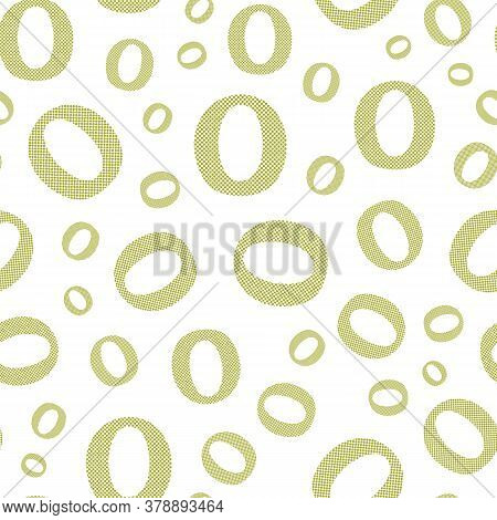 O From The Alfabet Repeat Pattern Print Background