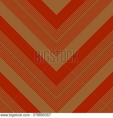 Orange Chevron Diagonal Stripes Seamless Pattern Background