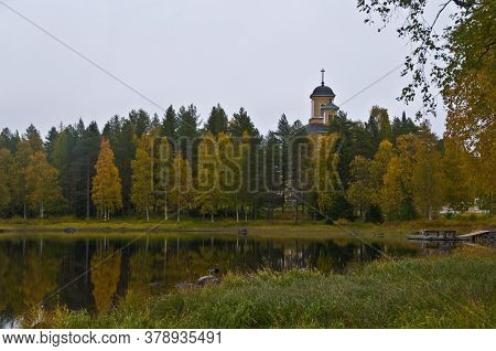 A Lake In The City Of Kuhmo, Finland.
