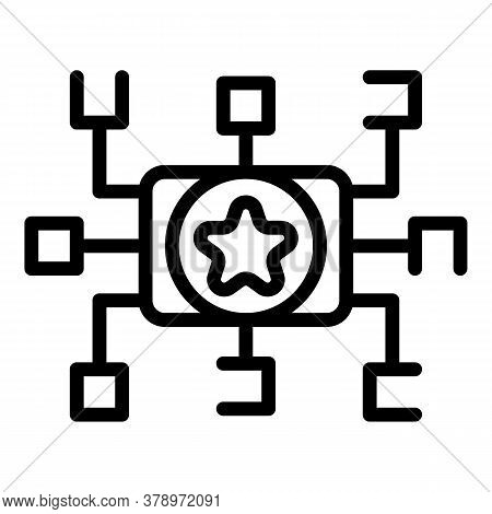 Operating System Icon. Outline Operating System Vector Icon For Web Design Isolated On White Backgro