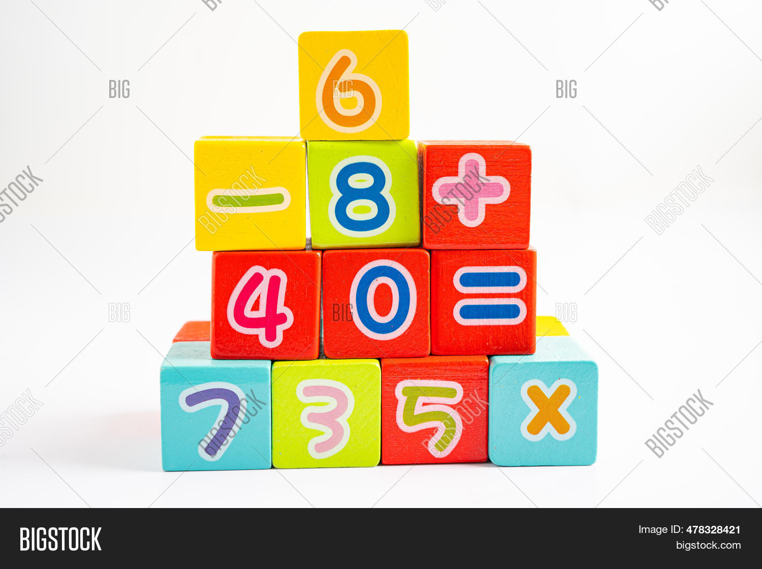 Math Number Colorful Image & Photo (Free Trial) | Bigstock