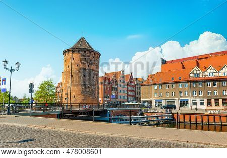 Stangev Gate Of The Old City Center Of Gdansk Poland