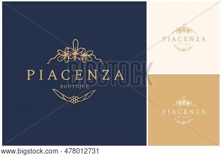 Hand Drawn Logo Dedisgn, Bauty Logo, Floral Logo, Minimal Logo, Hand Drawn Illustration, Logo Elemen