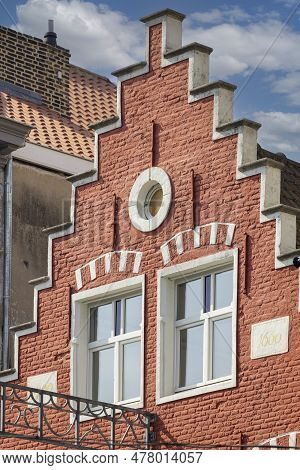 Ghent, Belgium - May 19, 2023: Colorful Buildings At Bij Sint-jacobs, The Popular Square Around The 