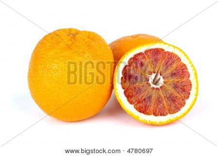 Sangue (rosso-polpa Malta) arance e mezza