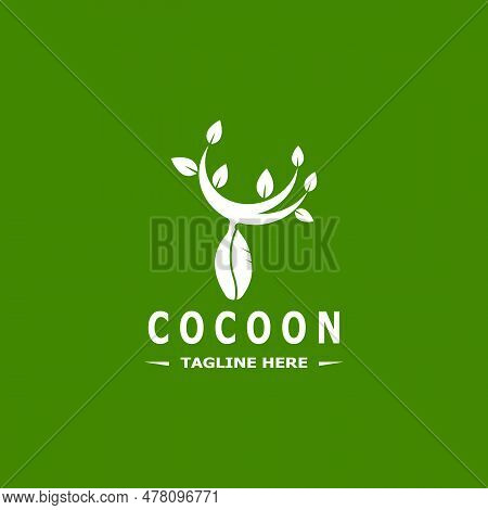 Cocoon Logo Vector Illustration Design Template