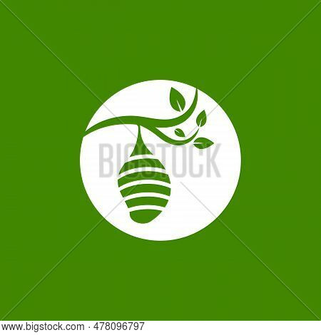 Cocoon Logo Vector Illustration Design Template