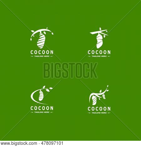 Cocoon Logo Vector Illustration Design Template