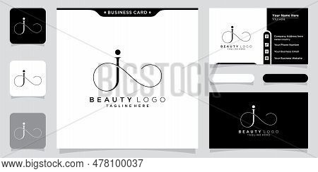 Abstract Letter J Logo Design, Luxury Style Letter Logo, Initial J Icon Design