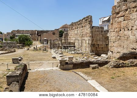 Antiken Agora von Athen