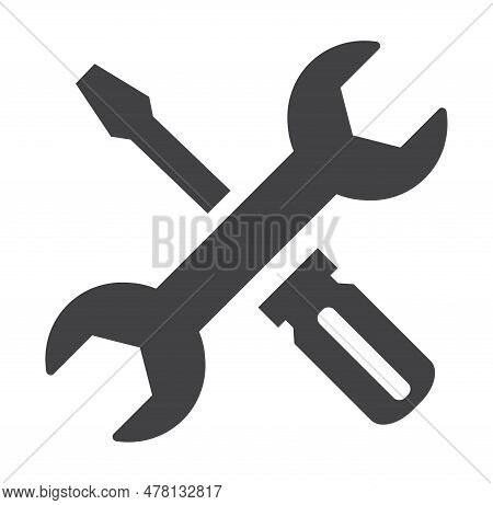 Services Icon. Technical Support Vector Illustration. Service Tool Icon. Repair Icon, Logo Isolated 