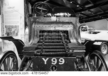 Sparkford.somerset.united Kingdom.march 26th 2023.a Daimler Wagonette From 1897 Called Fiery Liz Is 