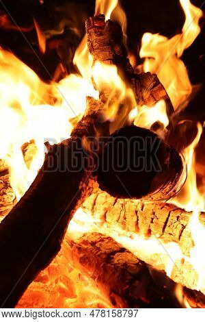 In The Midst Of Darkness, A Fierce Inferno Rages, Consuming Everything In Its Path. Its Scorching Fl