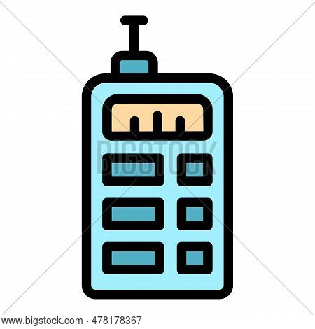 Laser Measuring Device Icon. Outline Laser Measuring Device Vector Icon For Web Design Isolated On W