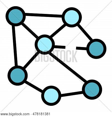 Subway Scheme Icon. Outline Subway Scheme Vector Icon For Web Design Isolated On White Background Co