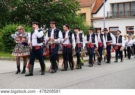 Brno - Bystrc, Czech Republic, 24 June, 2023. Traditional Festivities Of The Feast Of The Feast In T