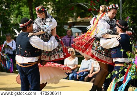 Brno - Bystrc, Czech Republic, 24 June, 2023. Traditional Festivities Of The Feast Of The Feast In T