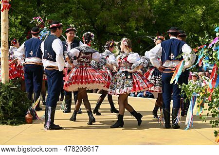 Brno - Bystrc, Czech Republic, 24 June, 2023. Traditional Festivities Of The Feast Of The Feast In T