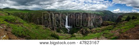 레소토에서 Maletsunyane 폭포