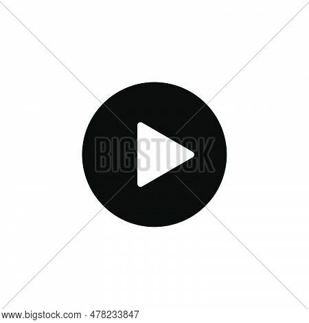 Symbol Button Play Video. Media Play Icon. Play Vector Icon Symbol, Audio Play Button. Web Design Ic