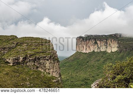 View From The Top Of The Hill Of The Father Inacio, Morro Do Pai Inacio, Chapada Diamantina, Bahia, 