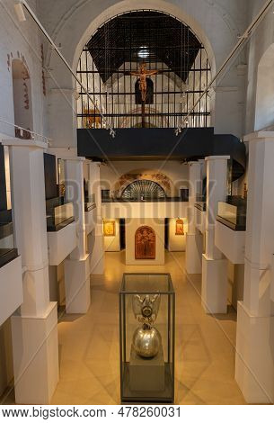 Goa, India - 19th December, 2022 : View From The First Floor Of The Interiors Of The Moca At Old Goa
