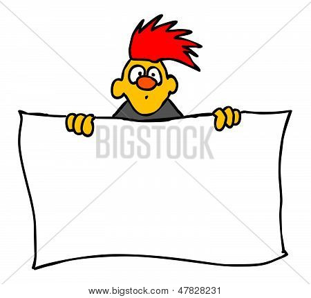 Cartoon punky