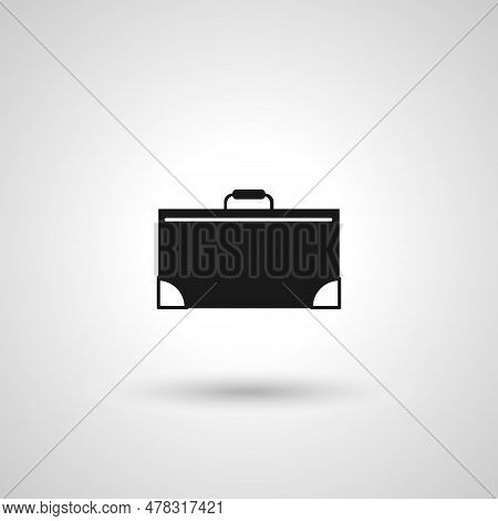 Briefcase Sign. Briefcase Isolated Simple Vector Icon