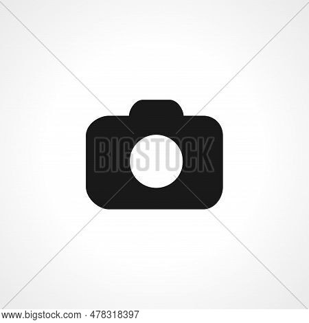 Camera Icon. Camera Isolated Simple Vector Icon.