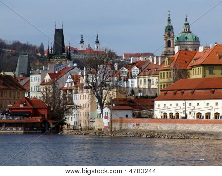 View On Prague St. Nicholas' Cathedral
