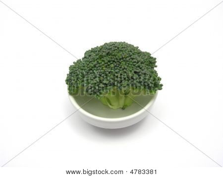 Broccoli In una ciotolina di porcellane