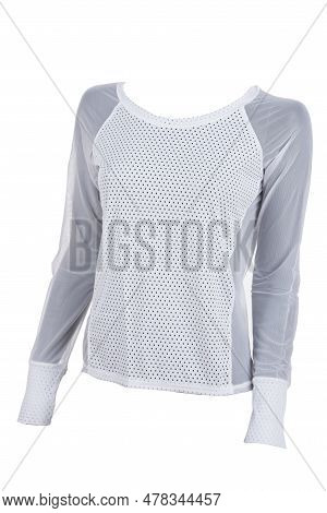 Sport Sweatshirt. Isolated On White Background. Front View.