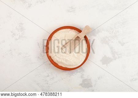 Xanthan Gum Or Food Additive E415. Binding Agent. Xanthan Gum Effective Water Binding Imparted And H